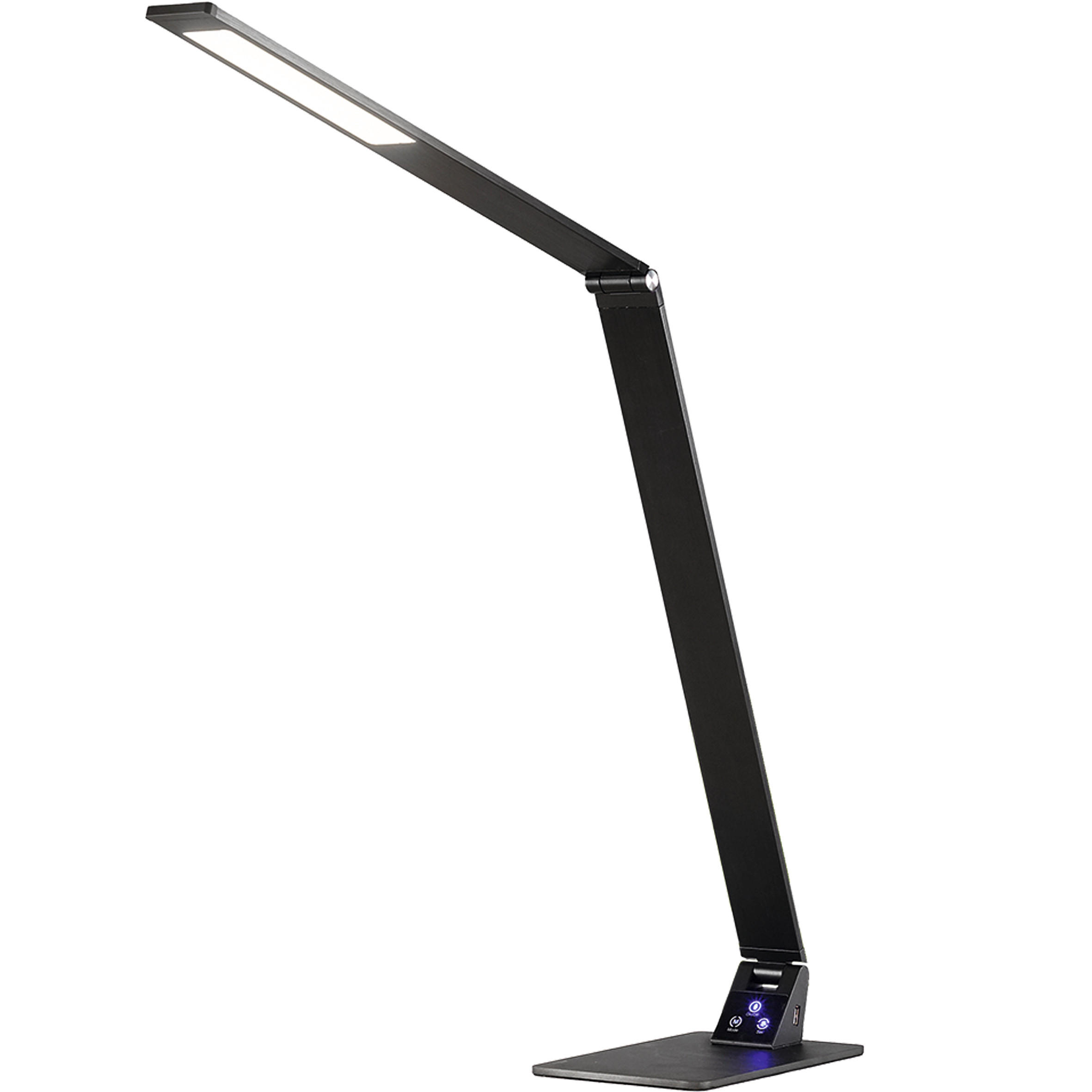 LED-SCHREIBTISCHLEUCHTE Wasp 100/106 cm  - Schwarz, Basics, Metall (100/106cm) - Fabas Luce