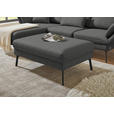 ECKSOFA  in Flachgewebe Dunkelgrau  175-224/255-365 cm  - Dunkelgrau/Schwarz, Design, Textil/Metall (175-224/255-365cm) - Dieter Knoll