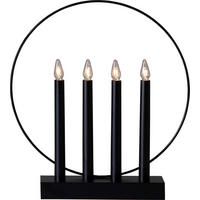 LED-KERZE  - Schwarz, Basics, Holz/Kunststoff (32/7,5/35cm) - Eglo