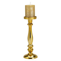 KERZENHALTER - Goldfarben, Basics, Metall (10/30cm)
