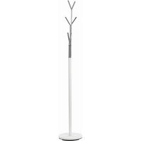 ŠATNÍ STOJAN - bílá/barvy chromu, Design, kov (29/171/29cm) - Boxxx