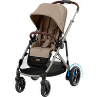 KINDERWAGEN EGAZELLE S  - Taupe, Basics, Kunststoff/Metall (94.5-107,5/66/100cm) - cybex GOLD