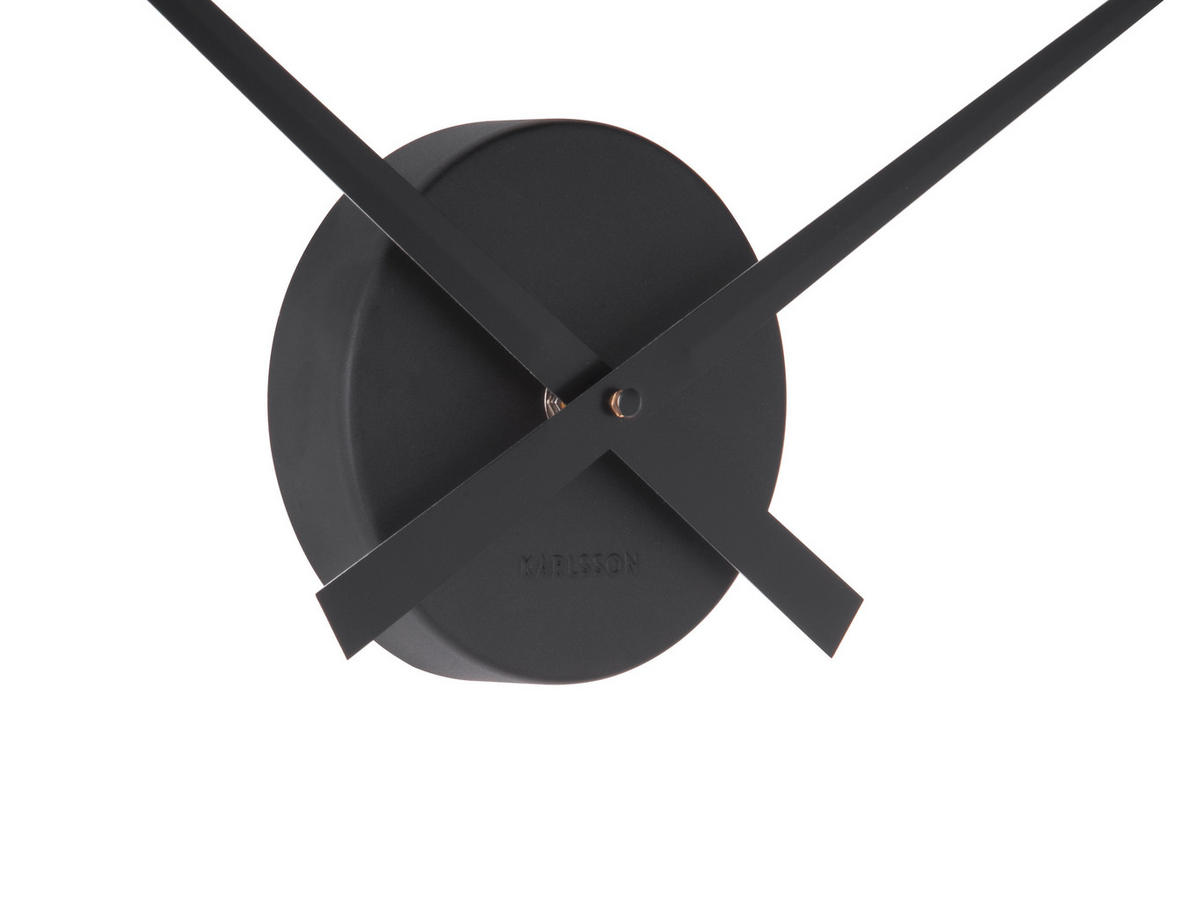 WANDUHR  Schwarz  - Schwarz, Basics, Metall (44/44/5cm) - Karlsson
