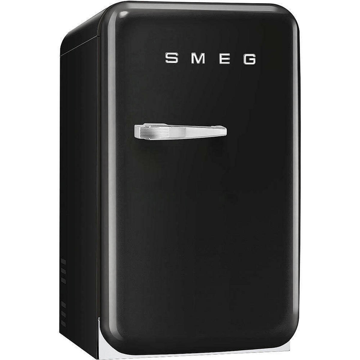 MINIKÜHLSCHRANK - Schwarz Hochglanz, Trend, Metall (40.4/72.5/57cm) - SMEG