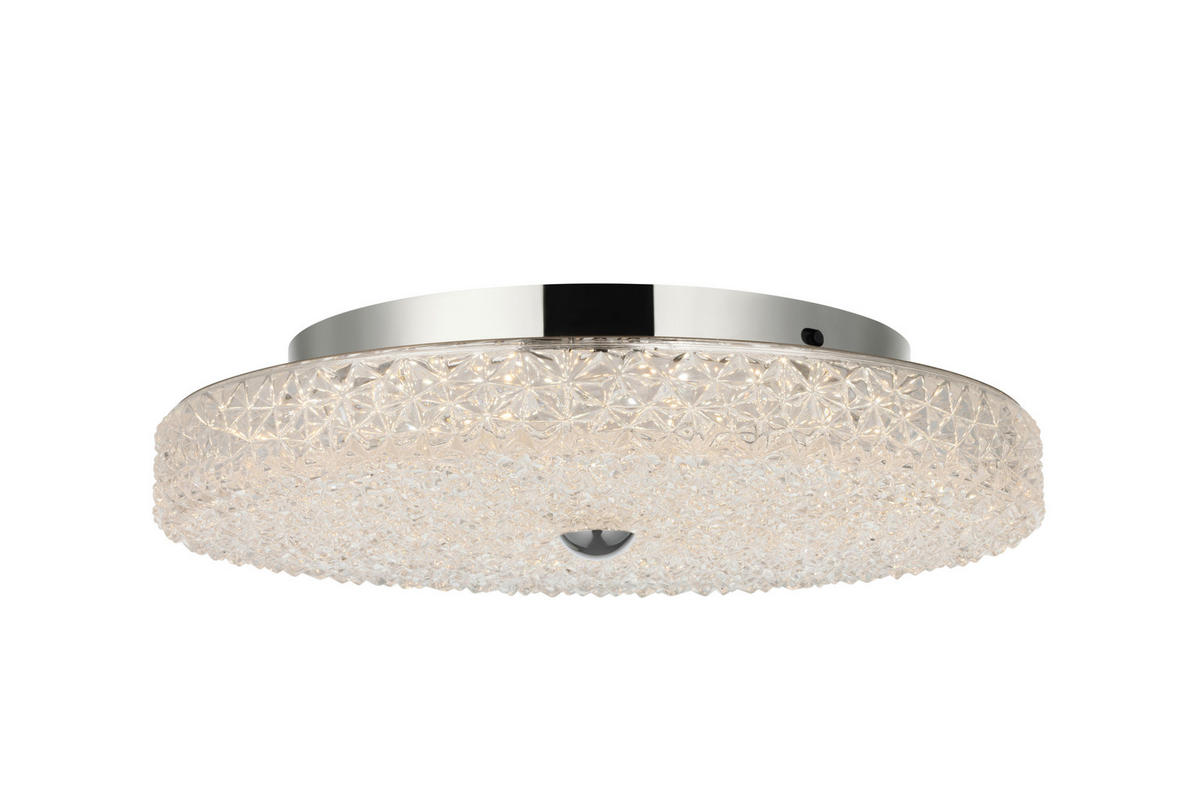 LED-TAKLAMPA 21 W 40/9,5 cm  - klar, Klassisk, metall/glas (40/9,5cm) - Glandor