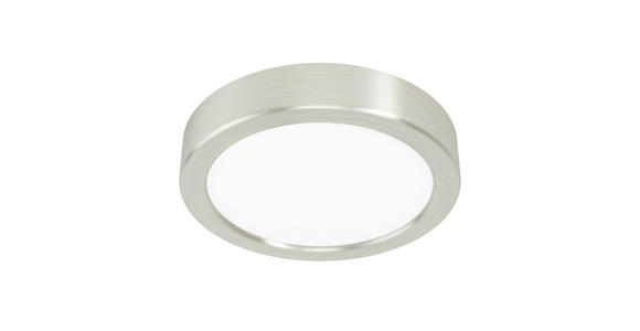 LED-DECKENLEUCHTE Fueva 16/2,8 cm  - Weiß/Nickelfarben, Design, Kunststoff/Metall (16/2,8cm) - Novel