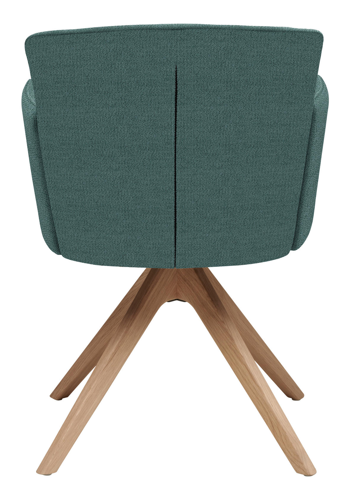 ARMLEHNSTUHL in Holz, Textil Türkis, Wildeiche  - Türkis/Wildeiche, Design, Holz/Textil (58/83/62cm) - Venjakob