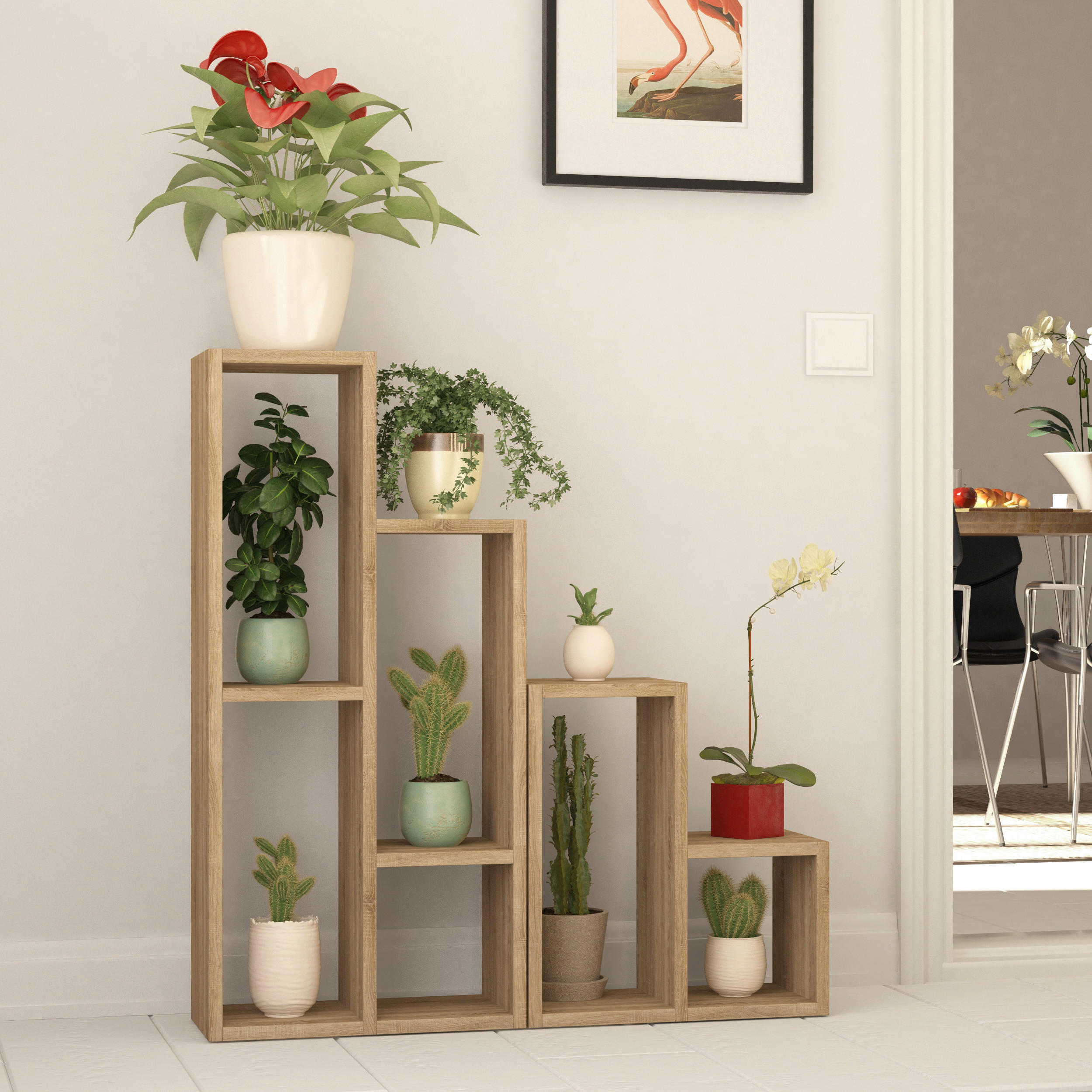 REGAL  42/89/20 cm Eichefarben  - Eichefarben, Design, Holzwerkstoff (42/89/20cm) - Livetastic