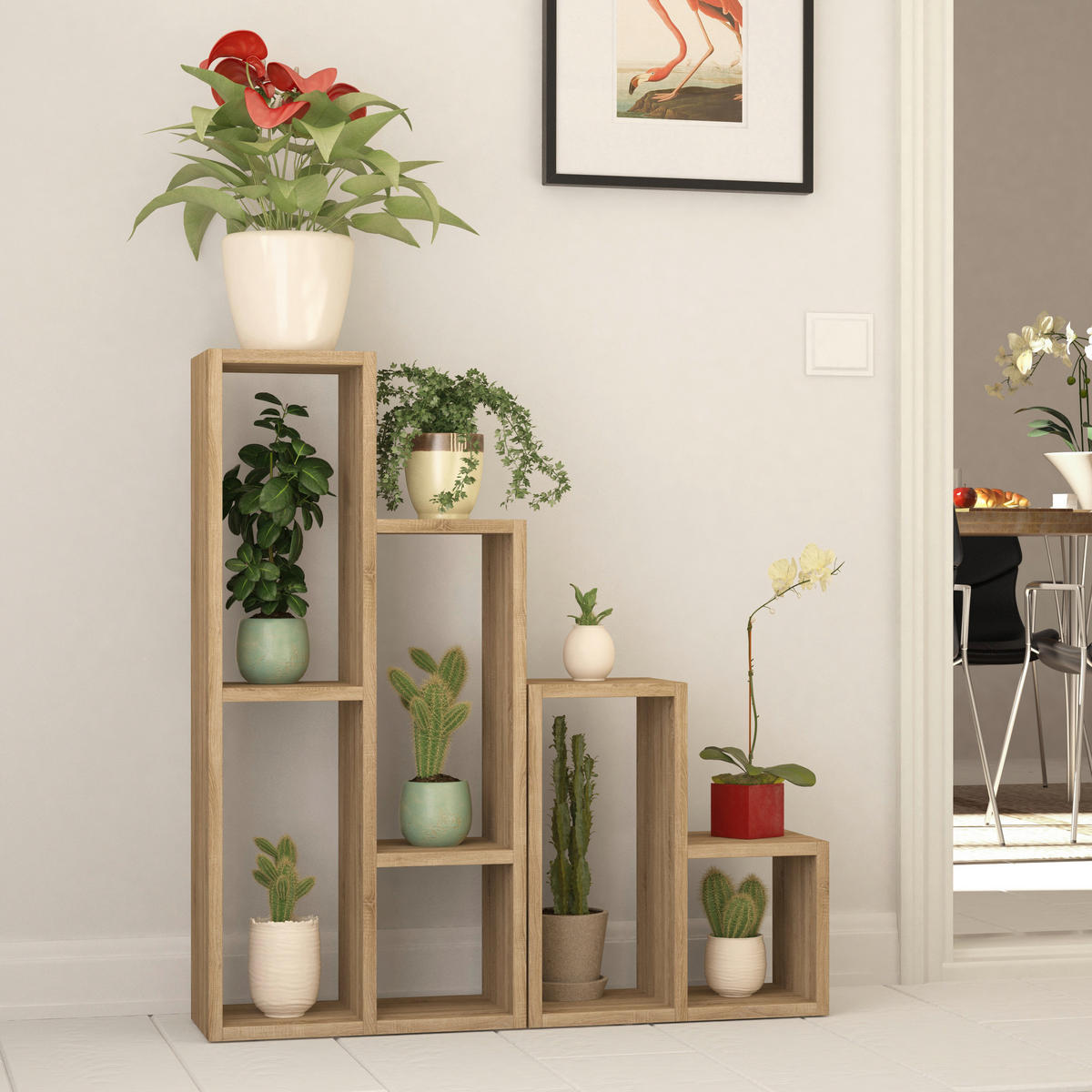 REGAL  42/89/20 cm Eichefarben  - Eichefarben, Design, Holzwerkstoff (42/89/20cm) - Livetastic