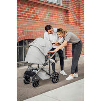 KINDERWAGENSET Smile 5Z Set  - Hellgrau/Grau, Basics, Textil/Metall (57/112/97,7cm) - Britax Römer
