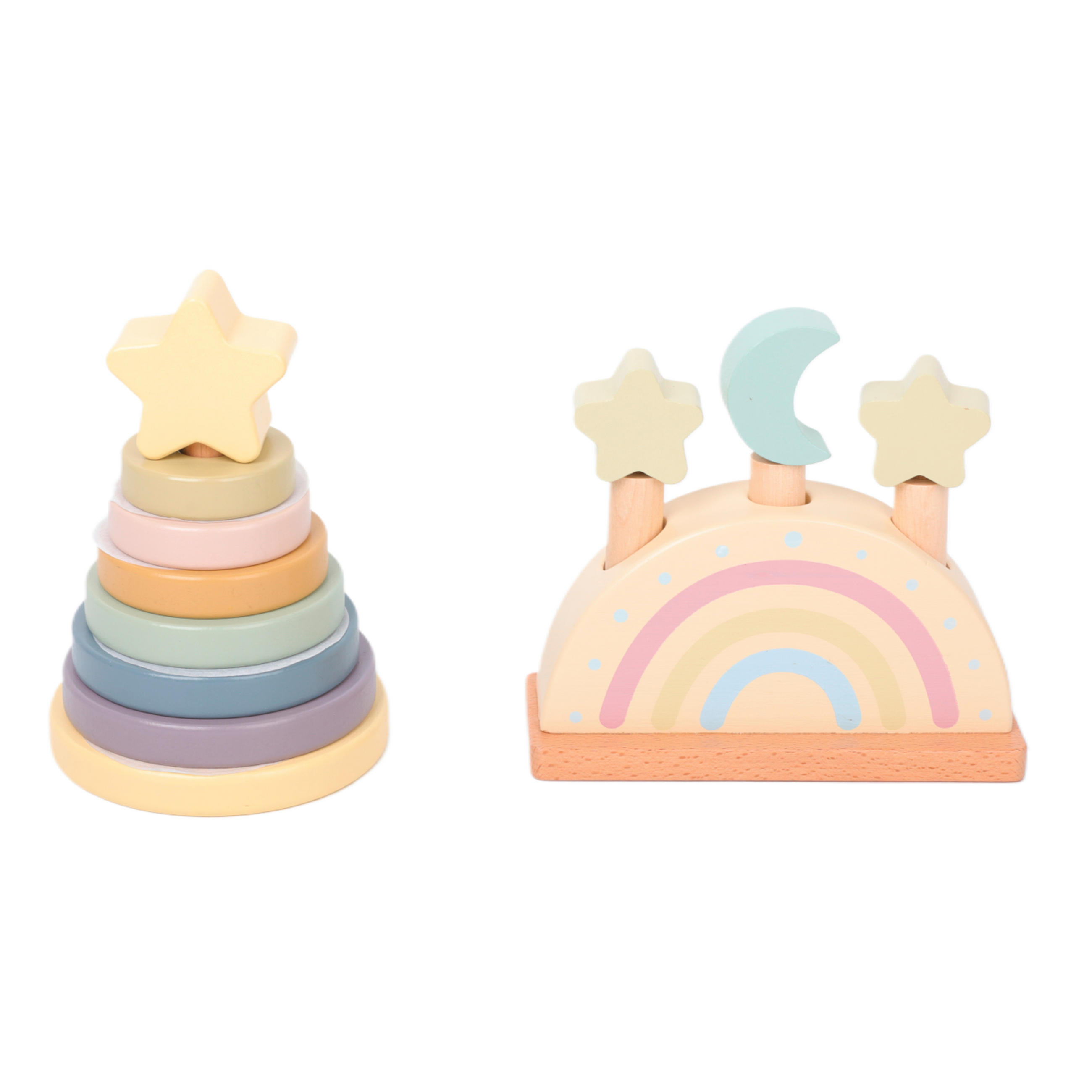 STAPELTURM - Multicolor, Basics, Holz - My Baby Lou