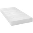 KOMFORTSCHAUMMATRATZE 100/200 cm Höhe ca. 18 cm  - Weiß, KONVENTIONELL, Textil (100/200cm) - Xora