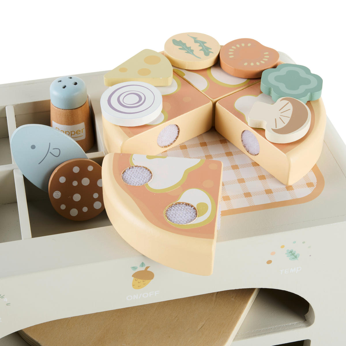 PICA ZA IGRO - večbarvno, Basics, tekstil/leseni material (28,3/16,9/13,3cm) - My Baby Lou