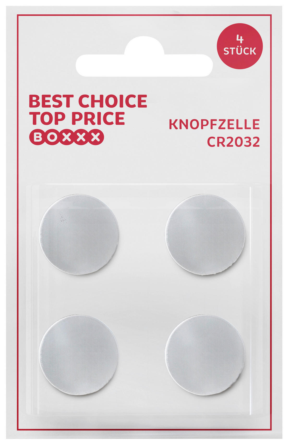 BATTERIE - Weiss/Rot, Basics (2/0,32cm) - Boxxx