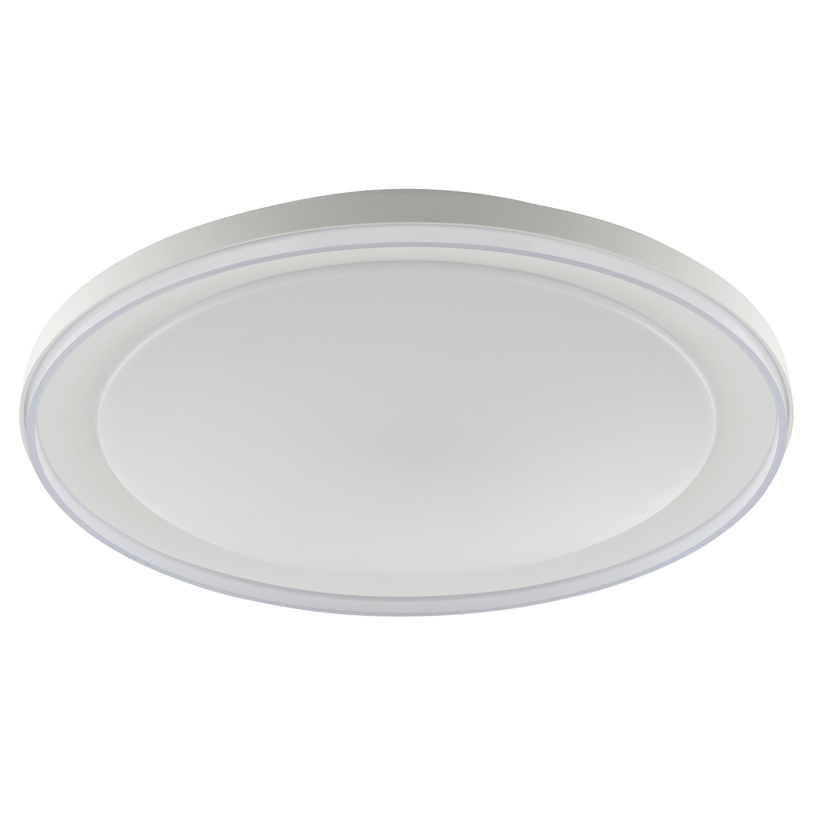 LED PLAFONJERA - bela, Osnovno, metal/plastika (45/9,5cm)
