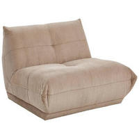 SOFAELEMENT in Cord Taupe  - Taupe, Trend, Textil (105/80/112cm) - Livetastic