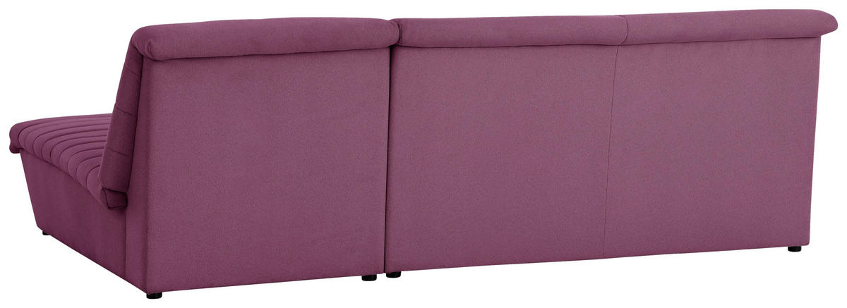 ECKSOFA Looks VIII Weinrot Webstoff  - Weinrot/Schwarz, Design, Kunststoff/Textil (274/168cm) - LOOKS by W.Joop