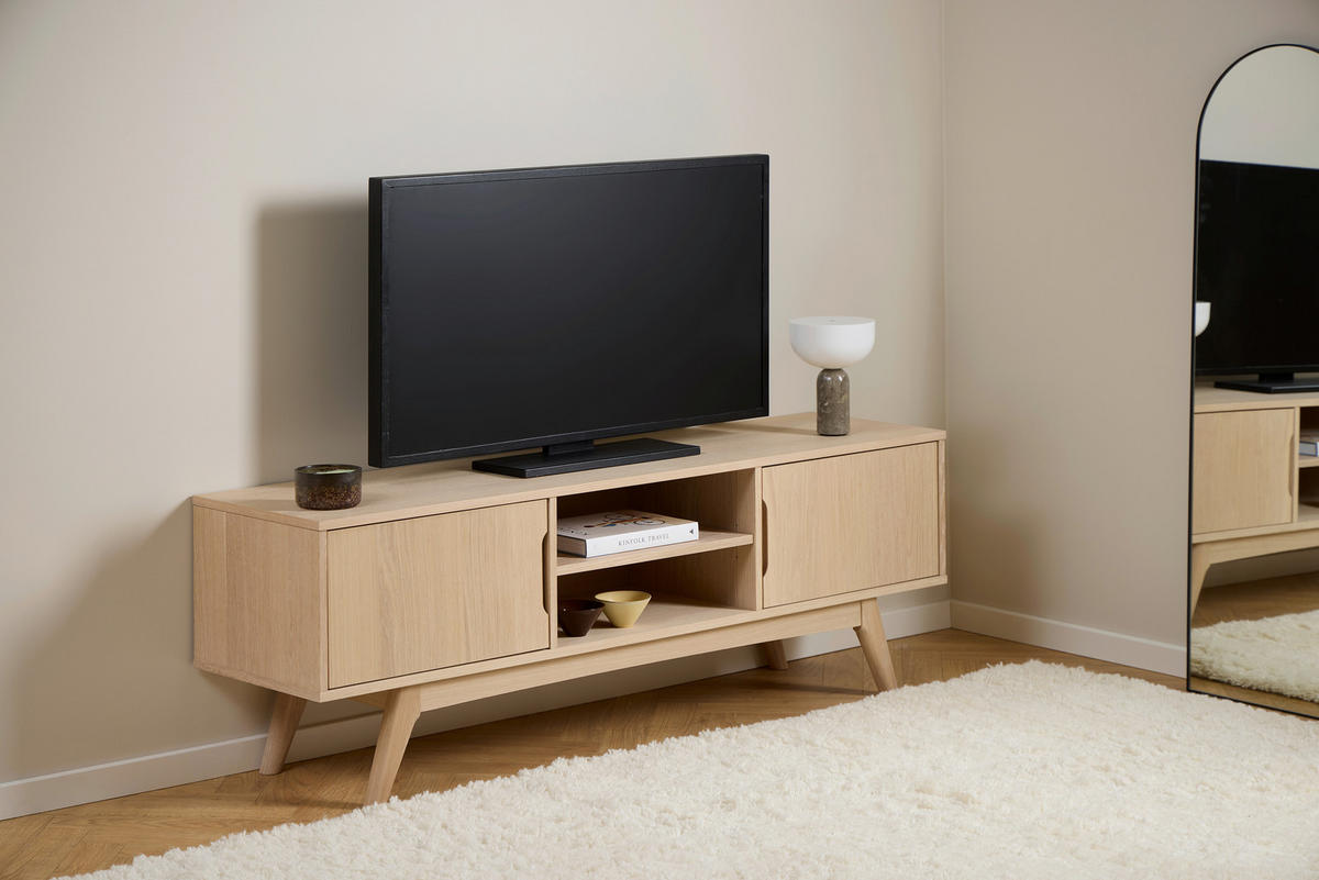 TV-ELEMENT 160/55/40 cm  - Weiß, Design, Holz/Holzwerkstoff (160/55/40cm) - MID.YOU