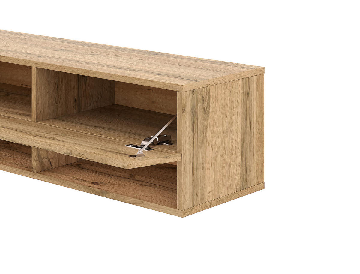 LOWBOARD DERBY  in 200/31,5/32,5 cm  - Eiche Wotan, Design, Holzwerkstoff (200/31,5/32,5cm) - Livetastic