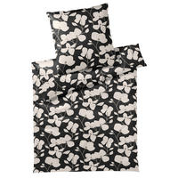 BETTWÄSCHE Twine Perkal 155/220 cm  - Schwarz, Basics, Textil (155/220cm) - Yes for bed