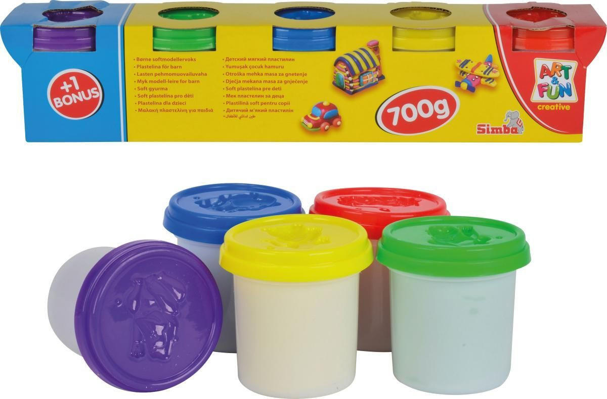 MODELOVACÍ HMOTA - vícebarevná, Basics (38,5/7,5/8cm)