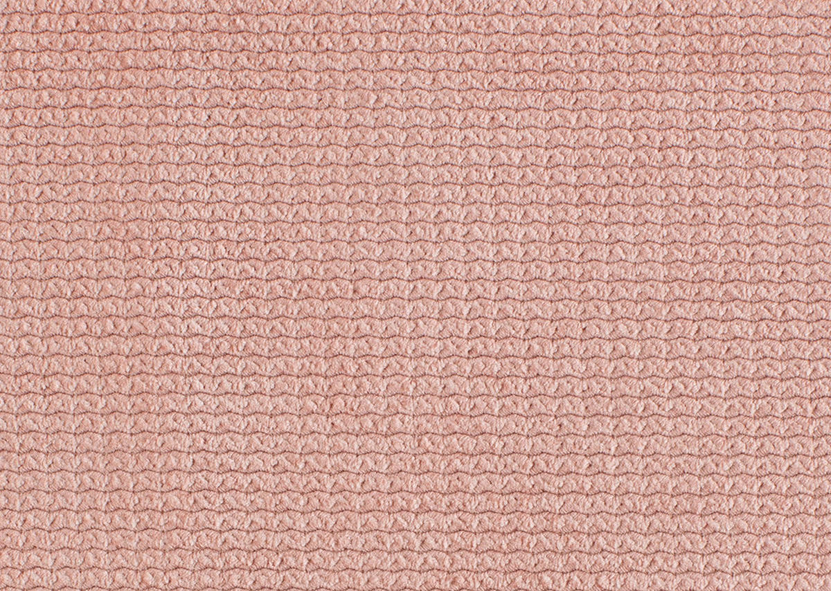 BOXSPRINGSOFA in Flachgewebe Rosa  - Schwarz/Rosa, Konventionell, Textil/Metall (204/93/100cm) - Livetastic