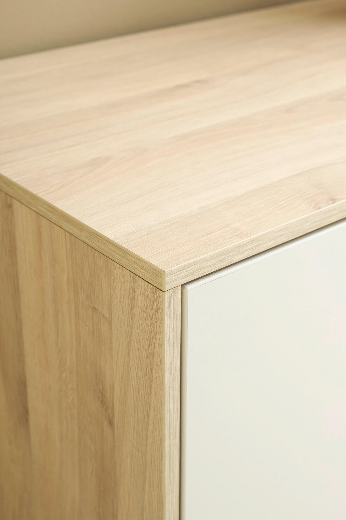 SIDEBOARD LABOE 149/67/41 cm 2 Schublade(n)  - Eiche Bianco/Seidengrau, MODERN, Holzwerkstoff (149/67/41cm) - Schöner Wohnen