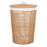 TVÄTTKORG - vit/ljusbrun, Design, papper/plast (42/56/42cm)