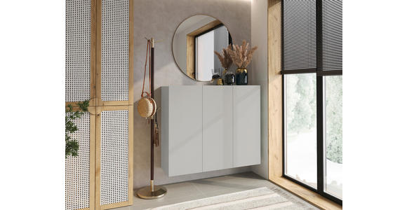 HÄNGESCHUHSCHRANK Kaschmir - Kaschmir, Design, Holzwerkstoff (120/100/34cm) - Hom`in