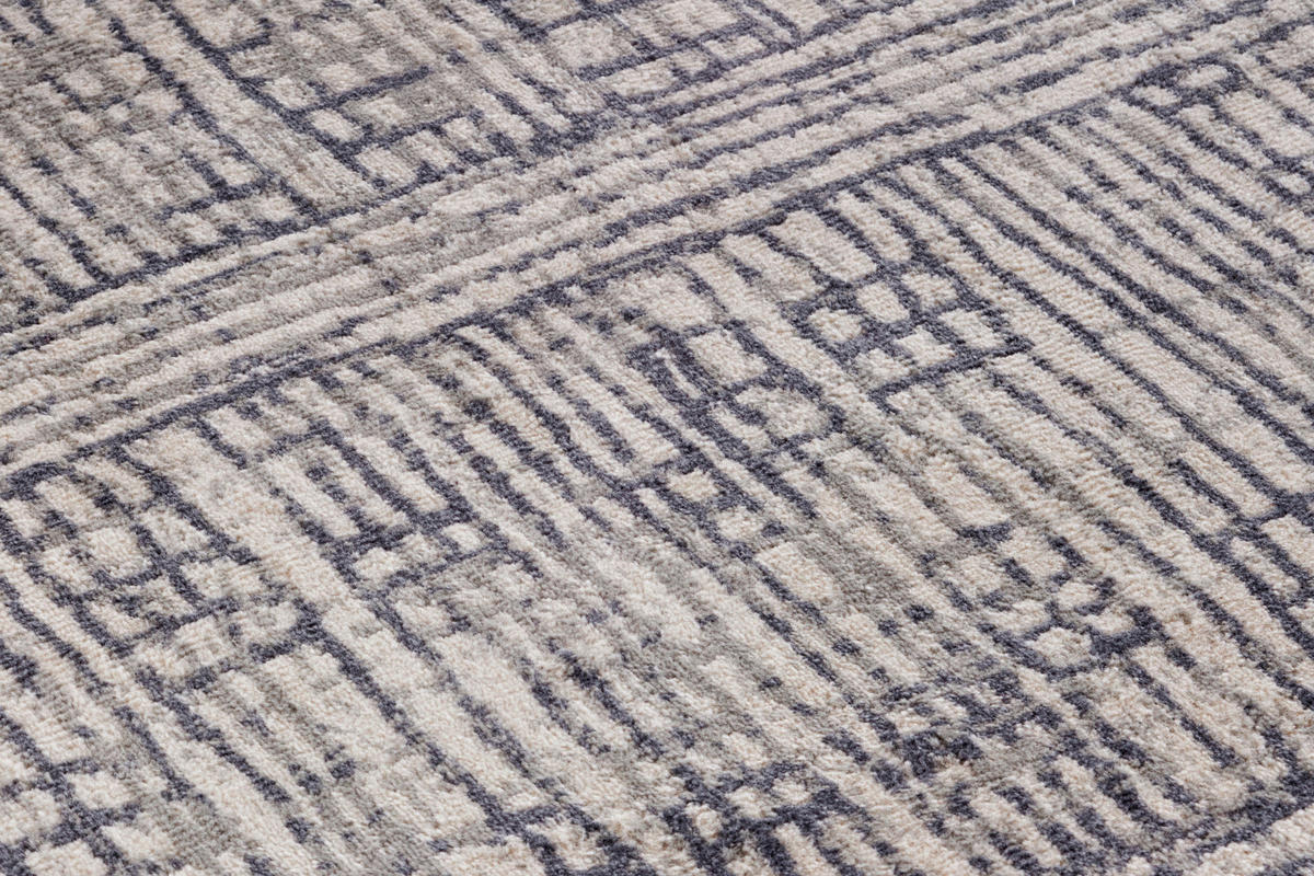 FLACHWEBETEPPICH 160/235 cm Terrain Creme, Grau  - Creme/Grau, Design, Kunststoff/Textil (160/235cm)