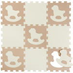 PUZZLEMATTE  - Beige/Weiß, Basics, Kunststoff (30/30/1cm) - My Baby Lou