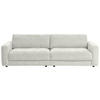 BIGSOFA in Cord Weiss  - Weiss/Schwarz, Modern, Textil (264/83/126cm) - Trendmanufaktur
