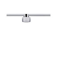SCHIENENSYSTEM-STRAHLER URail 8/7,3 cm   - Klar/Chromfarben, Basics, Kunststoff/Metall (8/7,3cm) - Paulmann
