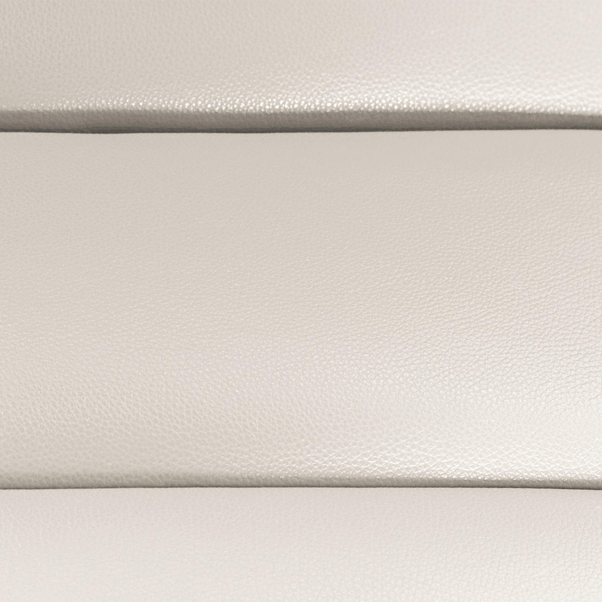 RELAXLIEGE Echtleder Grau  - Schwarz/Grau, Design, Leder/Metall (65/65-95/171cm) - Livetastic