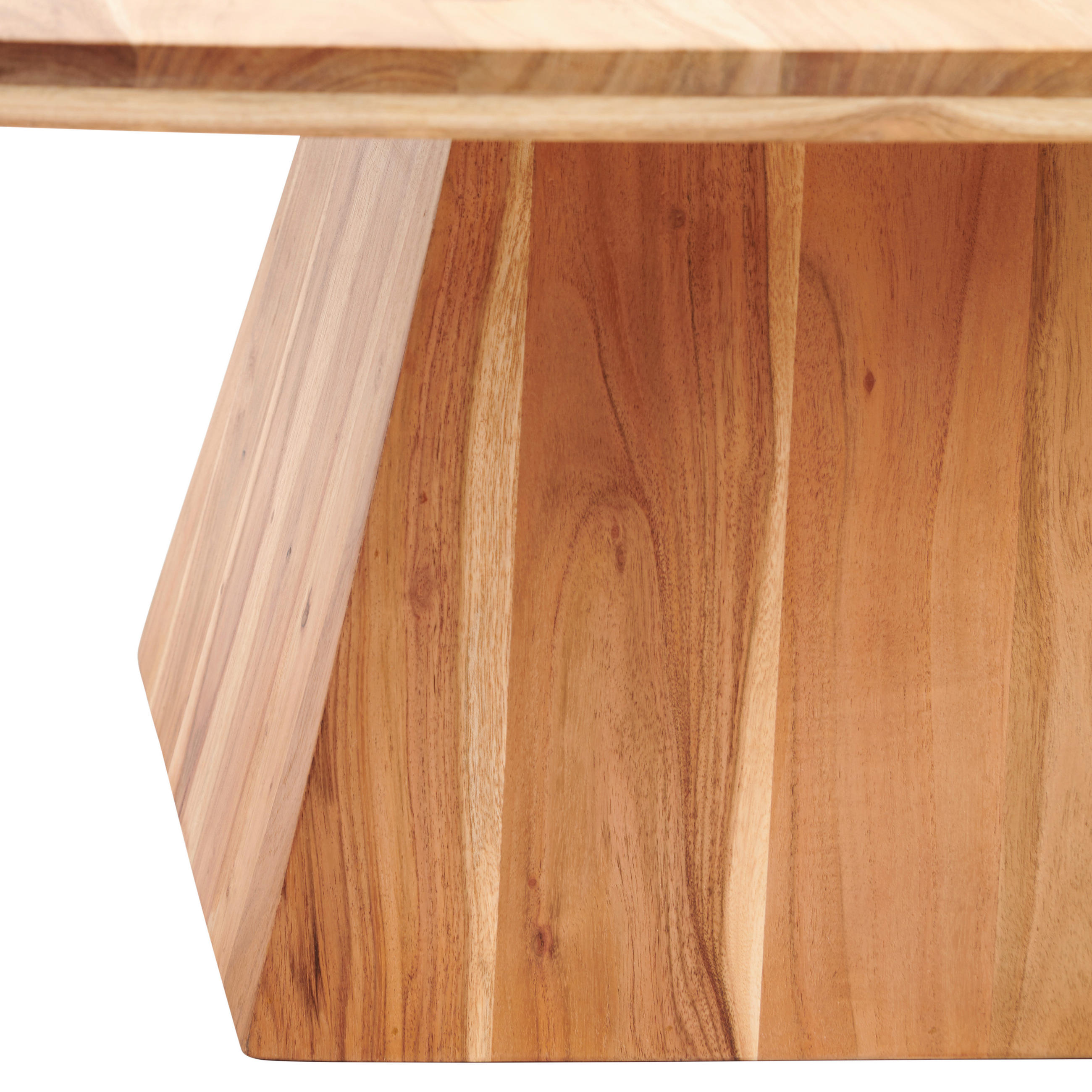 COUCHTISCH Akazie vollmassiv quadratisch Akaziefarben  - Akaziefarben, Design, Holz (80/40/80cm) - Livetastic