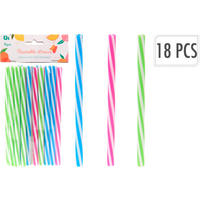 SLAMKA NA PITIE - viacfarebná, Basics, plast (18cm)