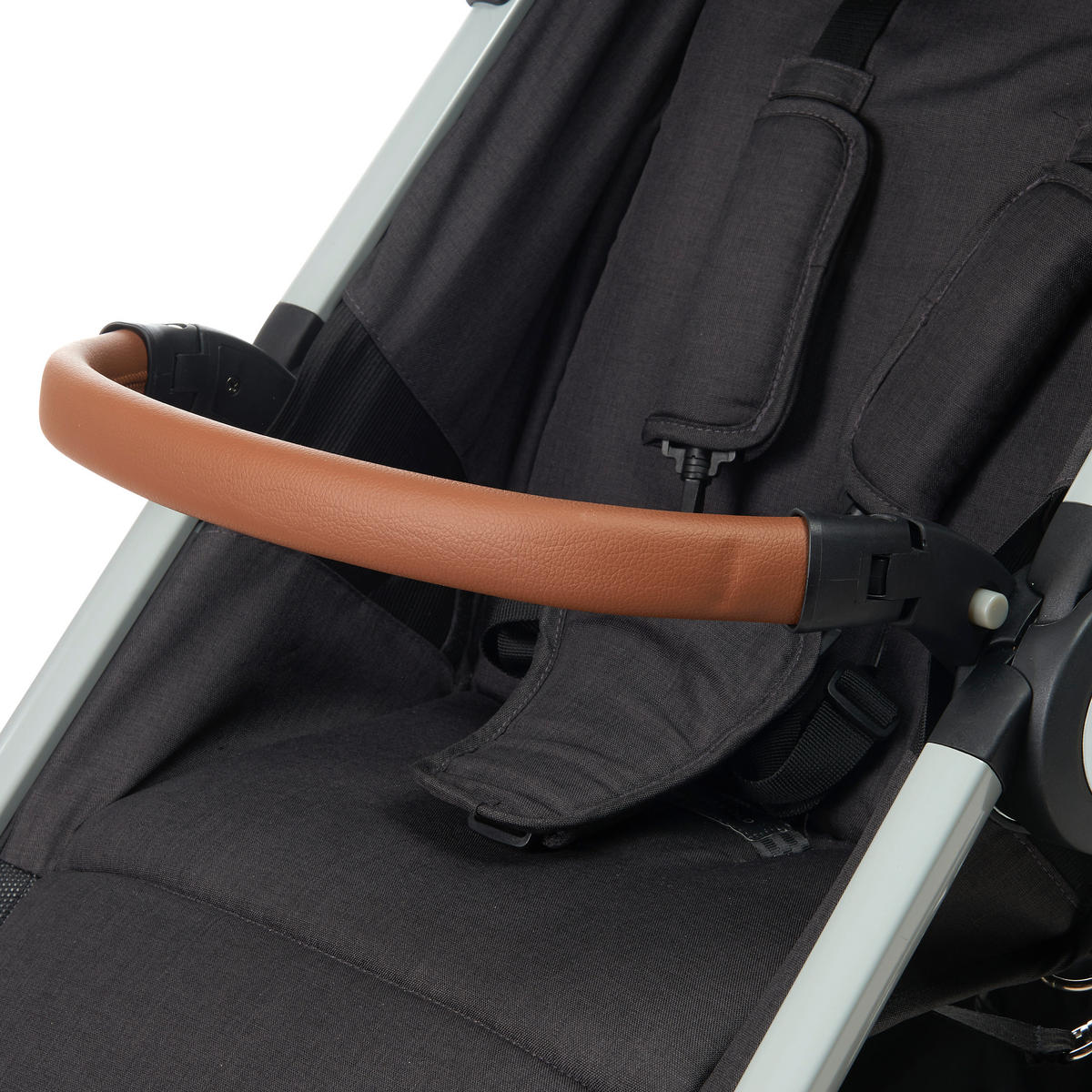 BUGGY Smart  - Dunkelgrau/Alufarben, Trend, Textil/Metall (115/56/105cm) - Jimmylee