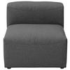 SOFAELEMENT Flachgewebe Anthrazit  - Anthrazit/Schwarz, Design, Kunststoff/Textil (75/73/100cm) - Max Winzer