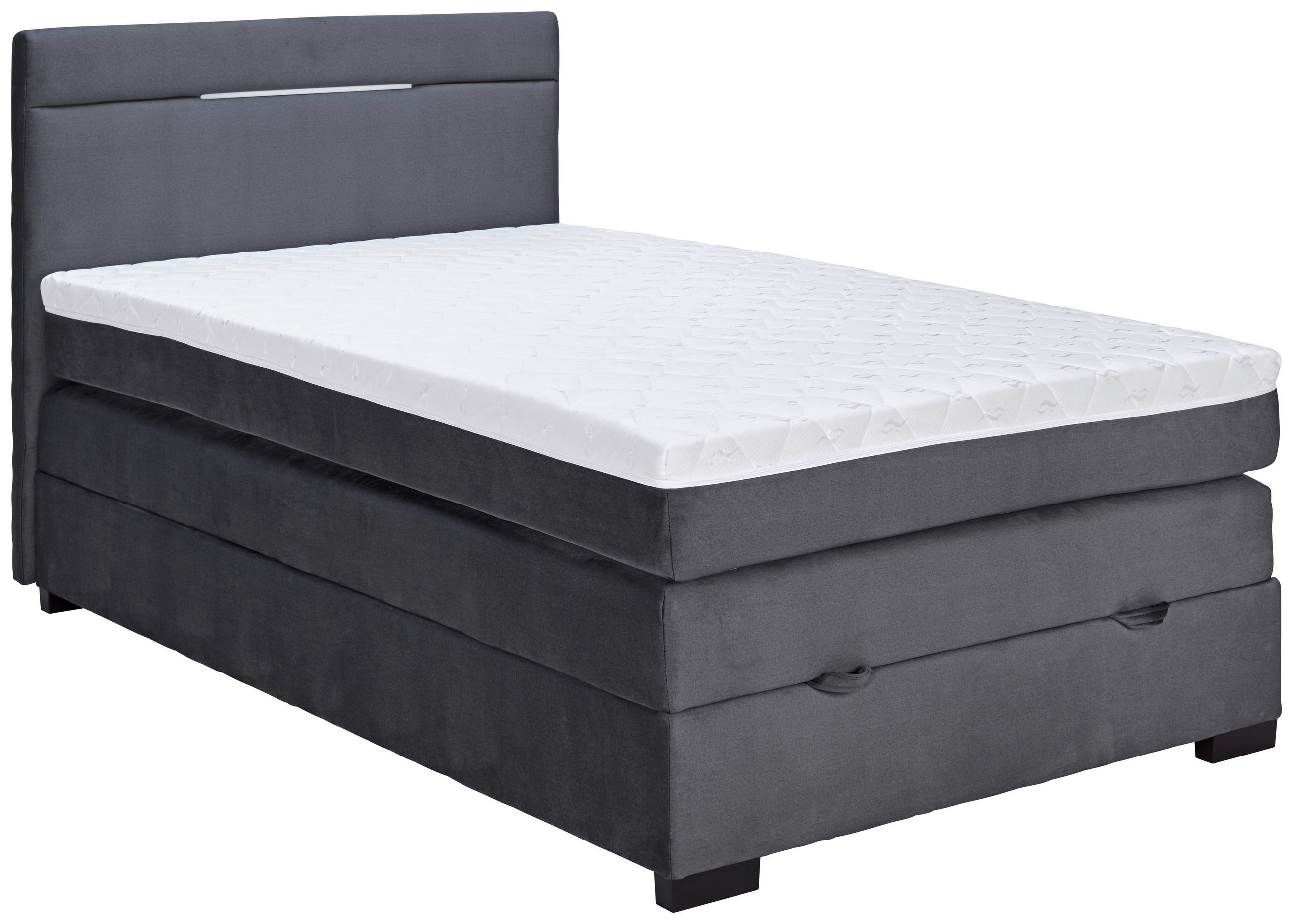 Boxspringbett Mit Topper & Bettkasten 140x200 Cm Tommy