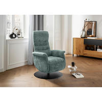 RELAXSESSEL in Textil Türkis  - Türkis/Schwarz, MODERN, Textil/Metall (72/118/85-165cm) - Livetastic