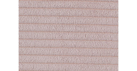 WOHNLANDSCHAFT in Cord Rosa  - Schwarz/Rosa, Design, Kunststoff/Textil (224/425/190cm) - Hom`in
