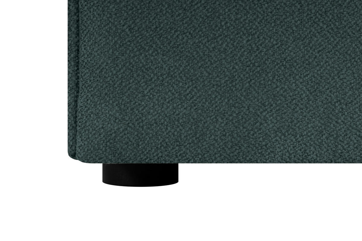 BOXSPRINGBETT 140/200 cm,  in Türkis  - Türkis/Schwarz, Design, Kunststoff/Textil (140/200cm) - Welnova