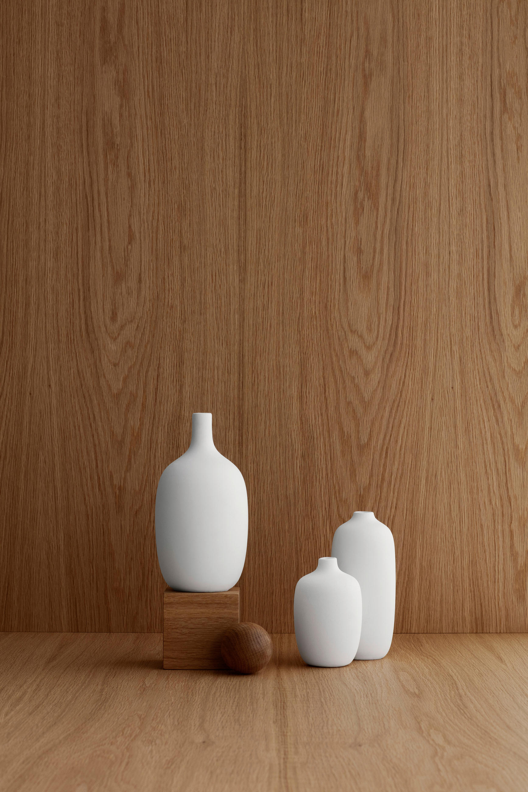 VASE CEOLA 18 cm - Weiß, Design, Keramik (8/18cm) - Blomus