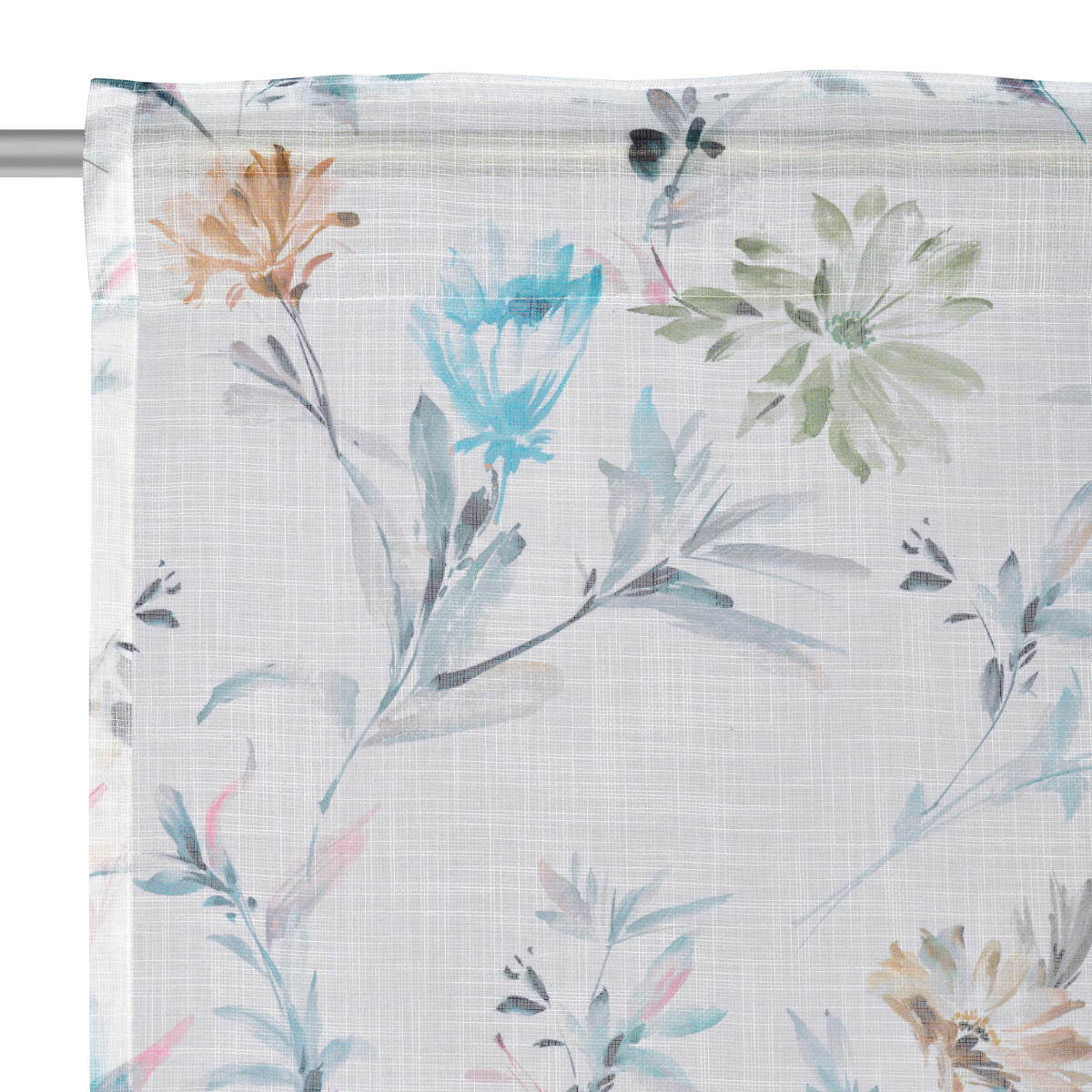 FERTIGVORHANG  halbtransparent  140/245 cm   - Multicolor, Natur, Kunststoff (140/245cm) - Esposa