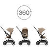 KIŠOBRAN KOLICA  Eezy S Twist+2  - bež/taupe, Basics, tekstil/plastika (80.5/45/105cm) - cybex GOLD