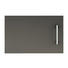 AUFSATZSCHRANK 50/32/57 cm Grau, Weiß - Chromfarben/Weiß, Design, Metall (50/32/57cm) - CARRYHOME