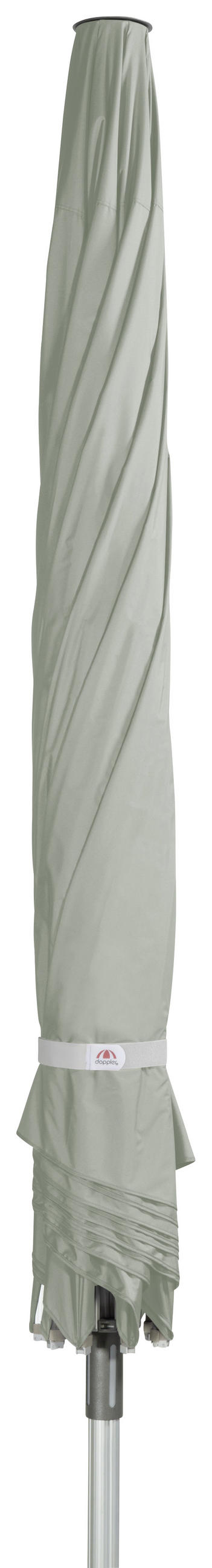 SONNENSCHIRM 500 cm Grau  - Alufarben/Grau, Basics, Textil/Metall (500/500cm) - Doppler