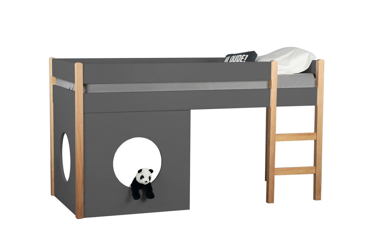 BETTSEITEN  in  - Grau, Design, Holzwerkstoff (90/90/2,5cm) - Livetastic