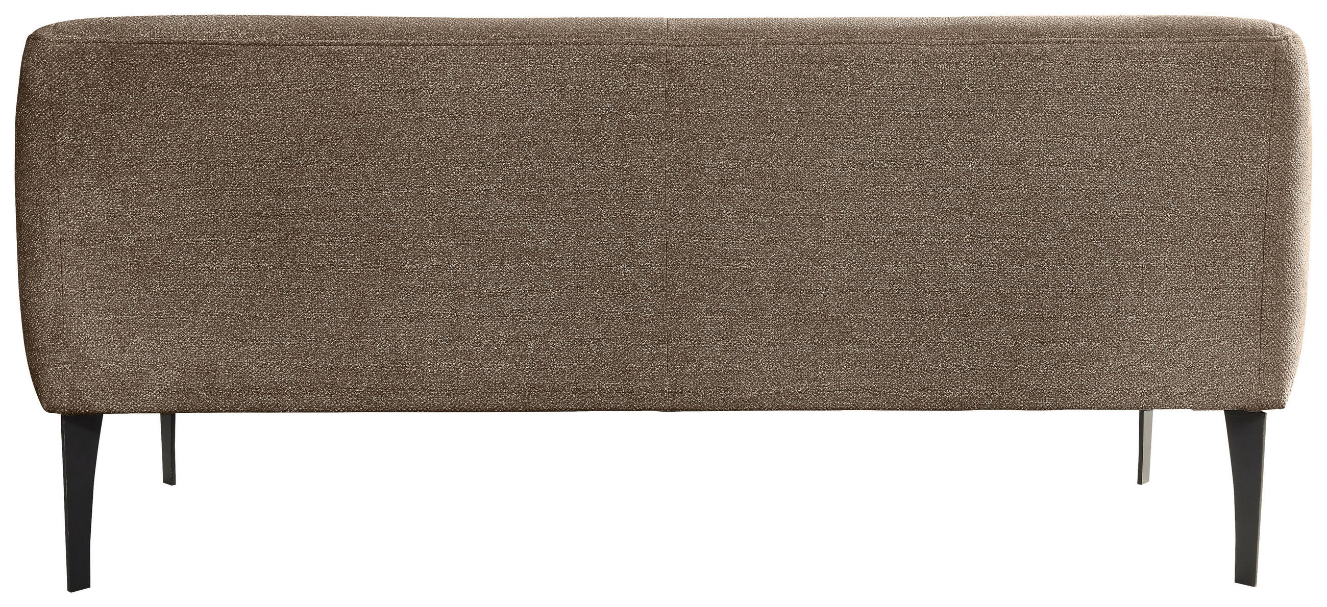 SITZBANK in Textil Braun  - Schwarz/Braun, KONVENTIONELL, Textil/Metall (197/85/72cm) - Moderano