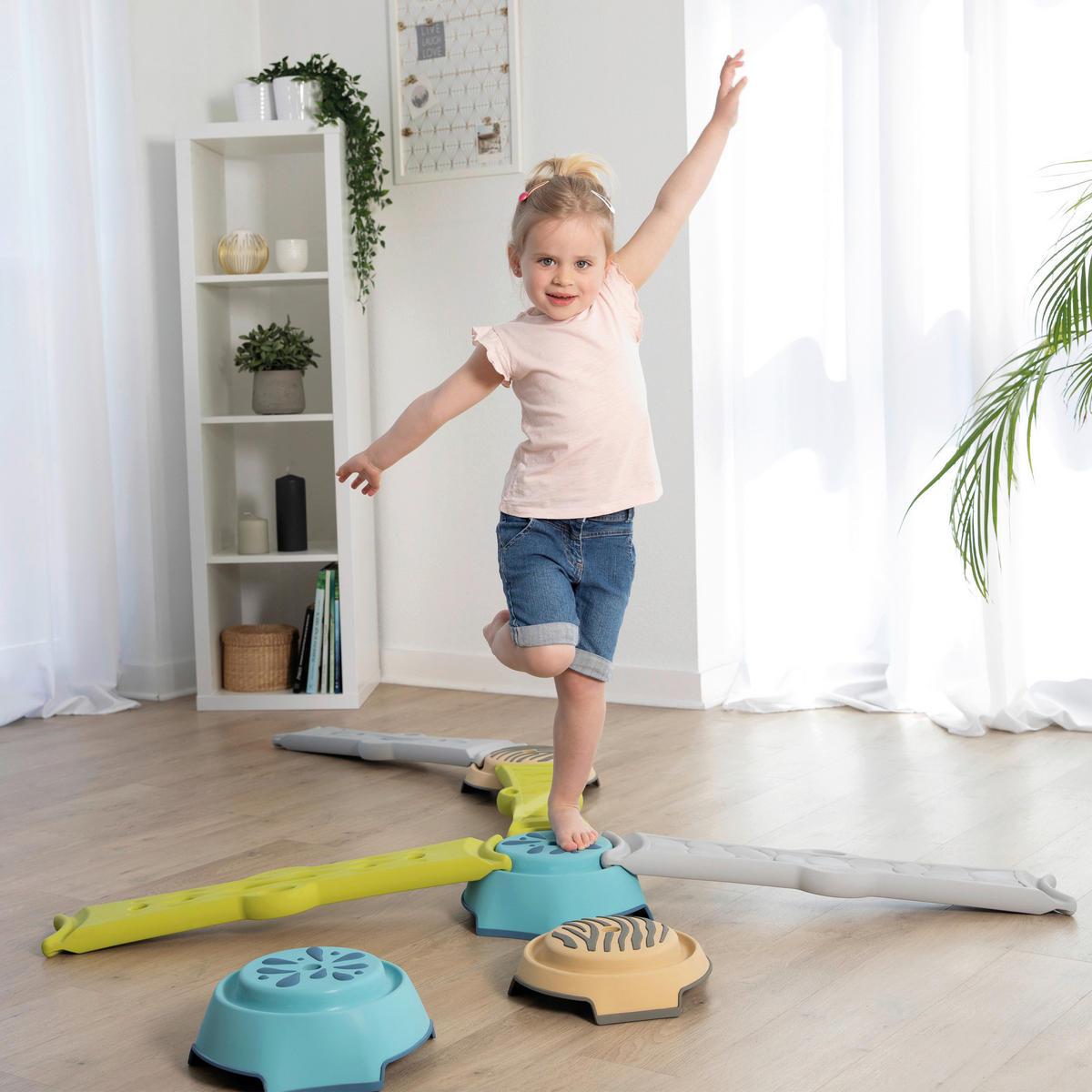 BALANCIERPARCOURS  - Multicolor, Basics, Kunststoff (72/41/16cm) - Simba